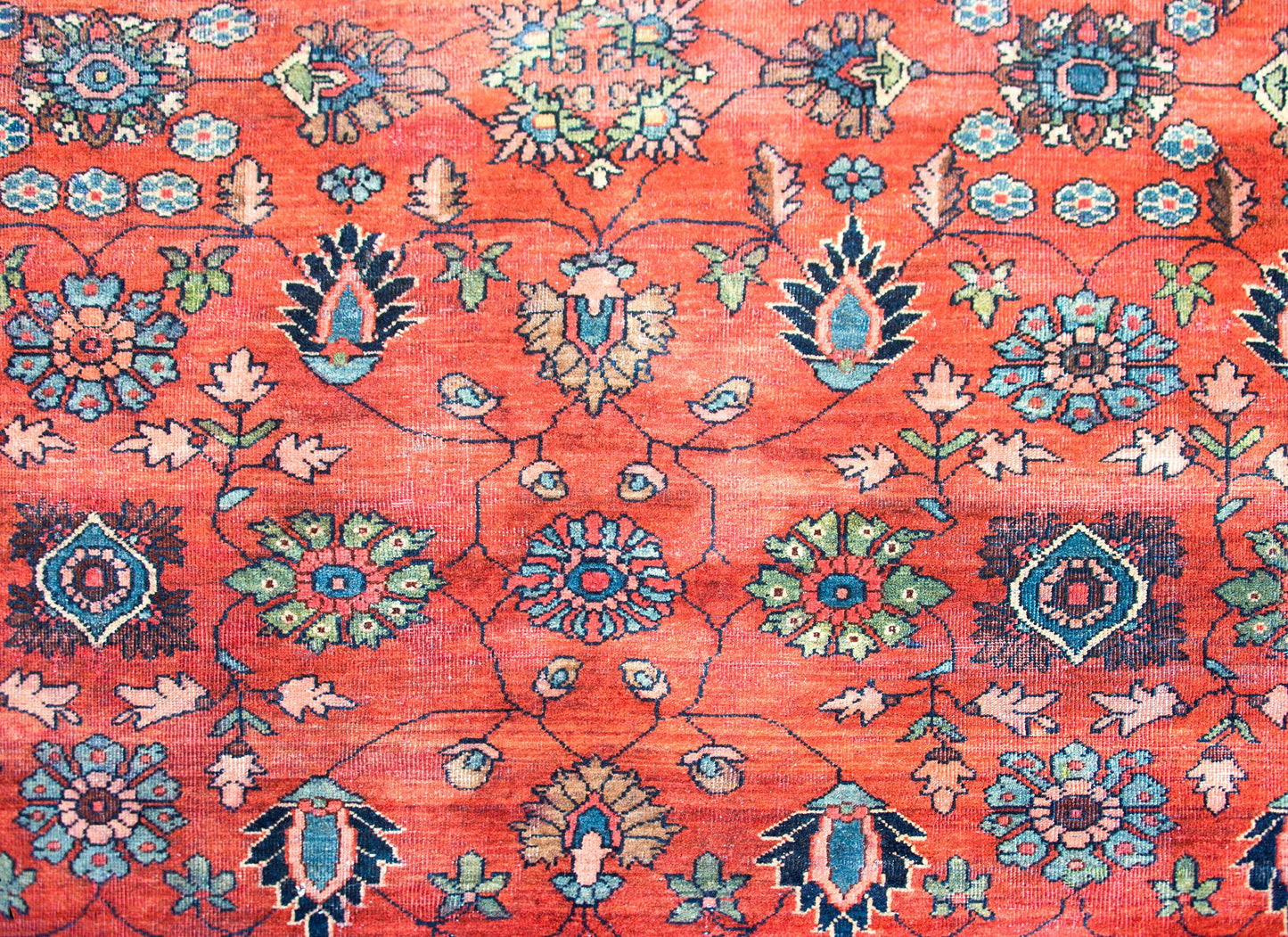 Early 20th Century Persian Sarouk Mahal Rug For Sale