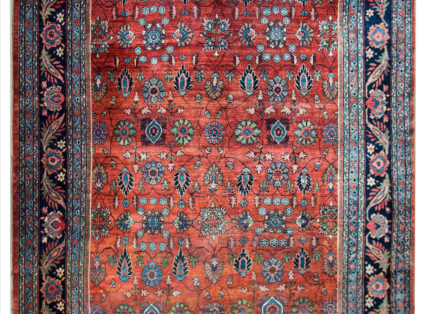 Early 20th Century Persian Sarouk Mahal Rug For Sale