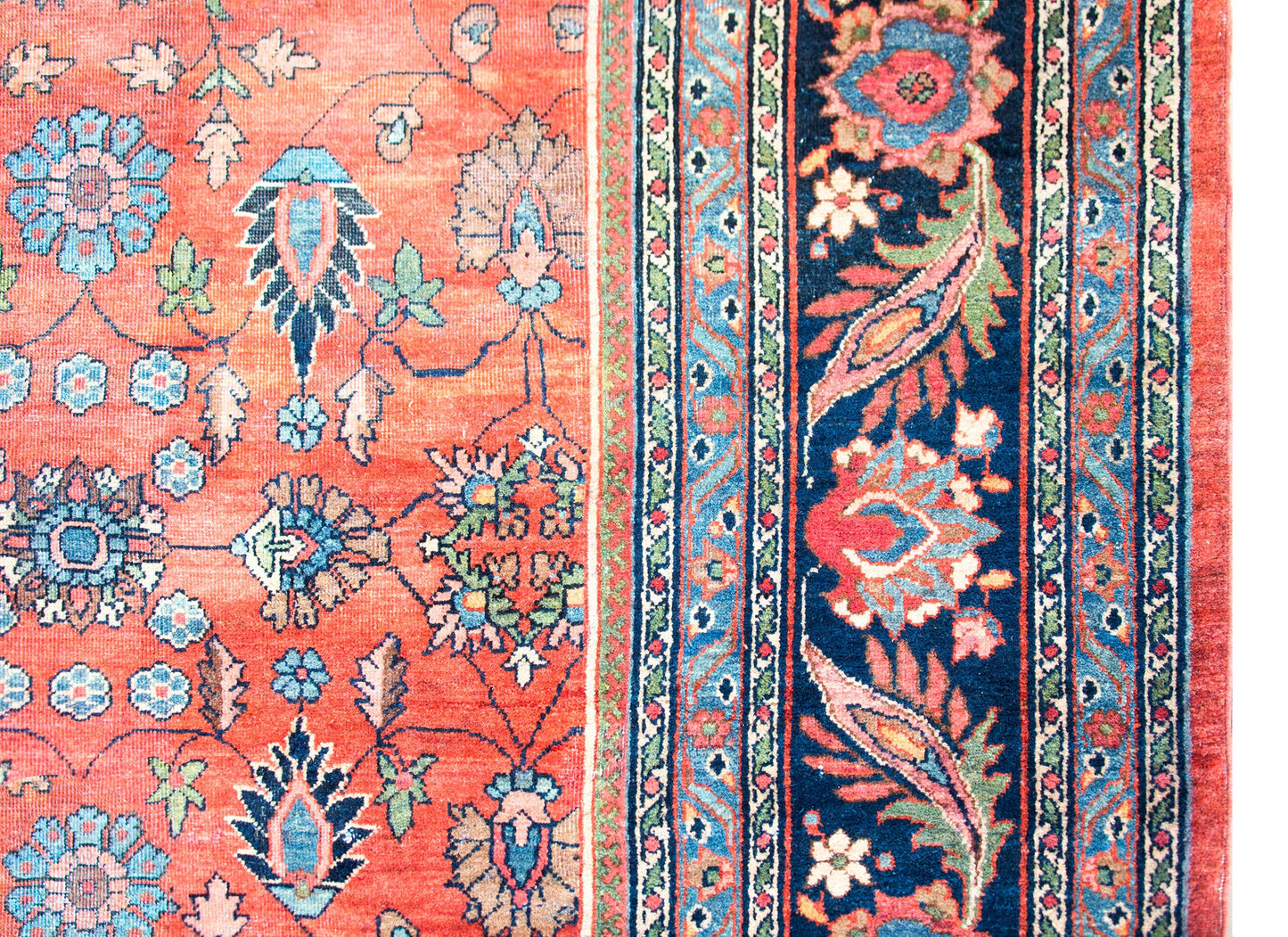 Early 20th Century Persian Sarouk Mahal Rug For Sale