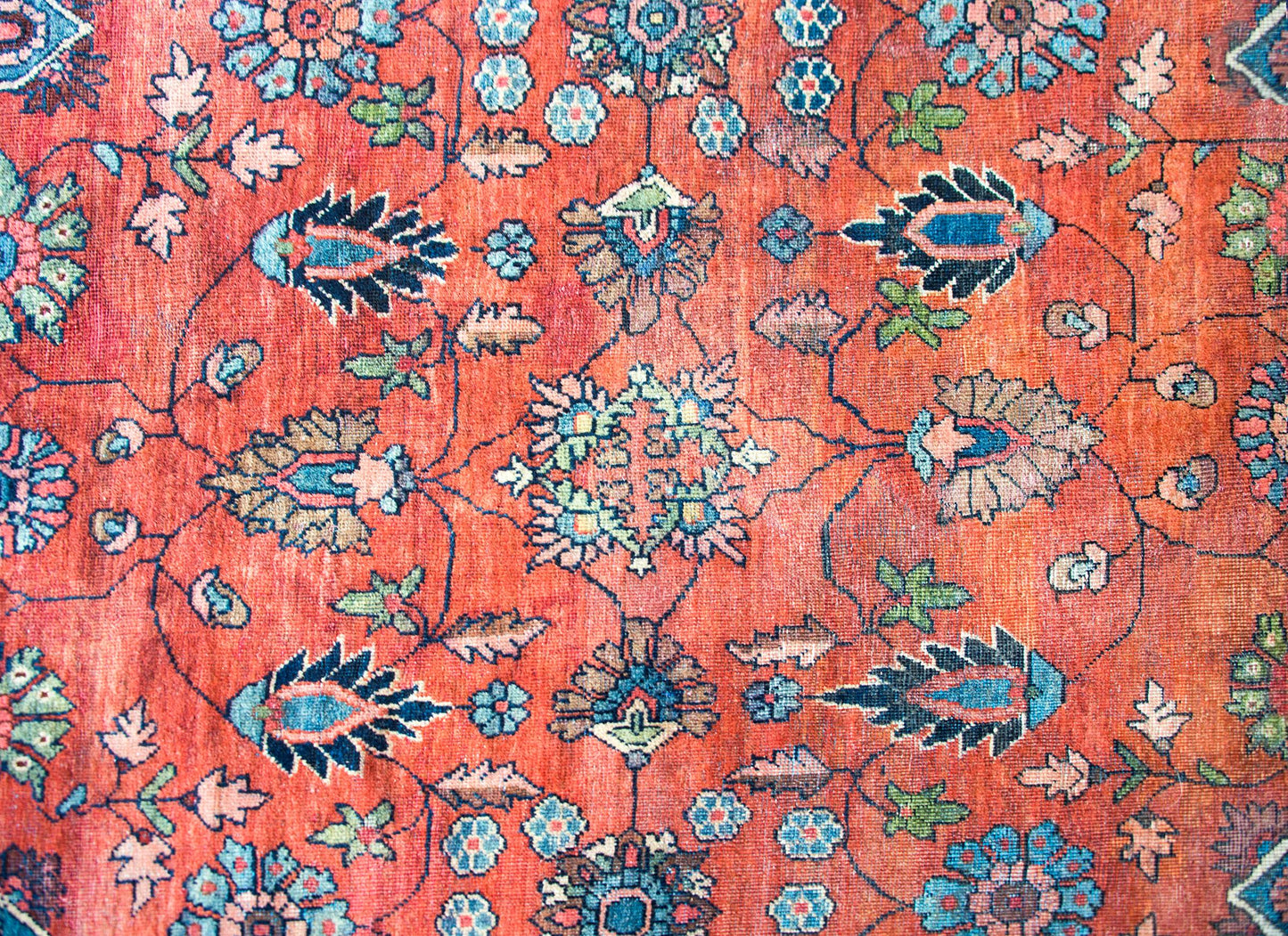 Early 20th Century Persian Sarouk Mahal Rug For Sale