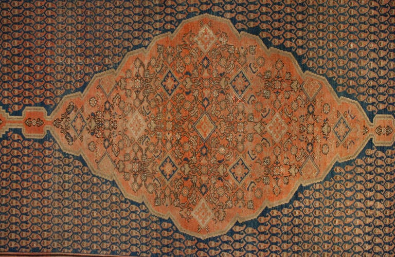 Mid-19th Century Persian Malayer Rug For Sale