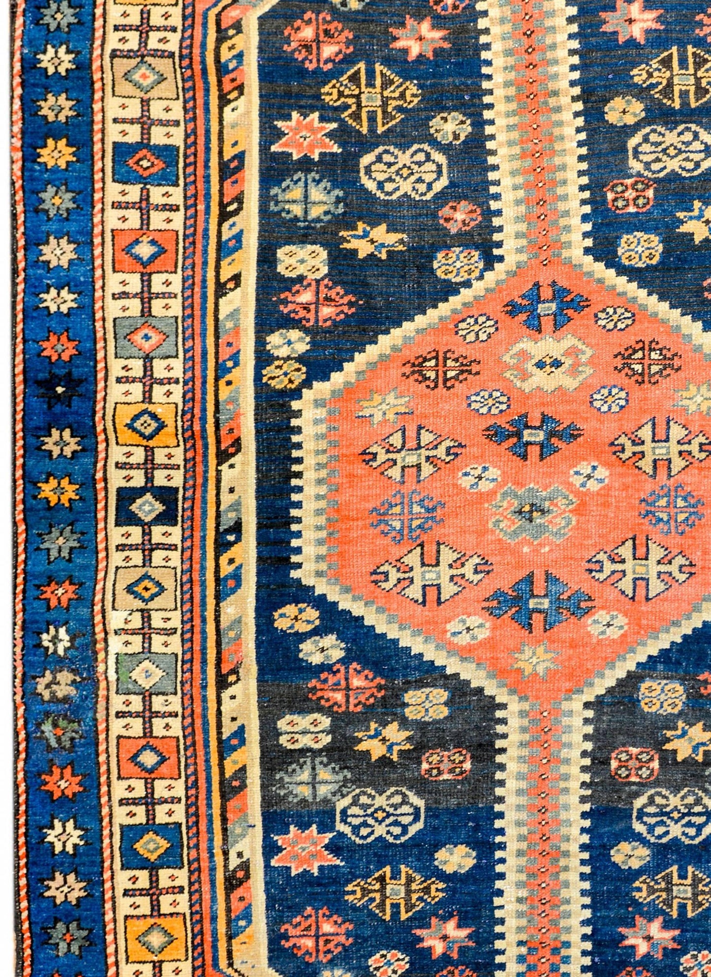 Vivid Early 20th Century Azeri Rug For Sale