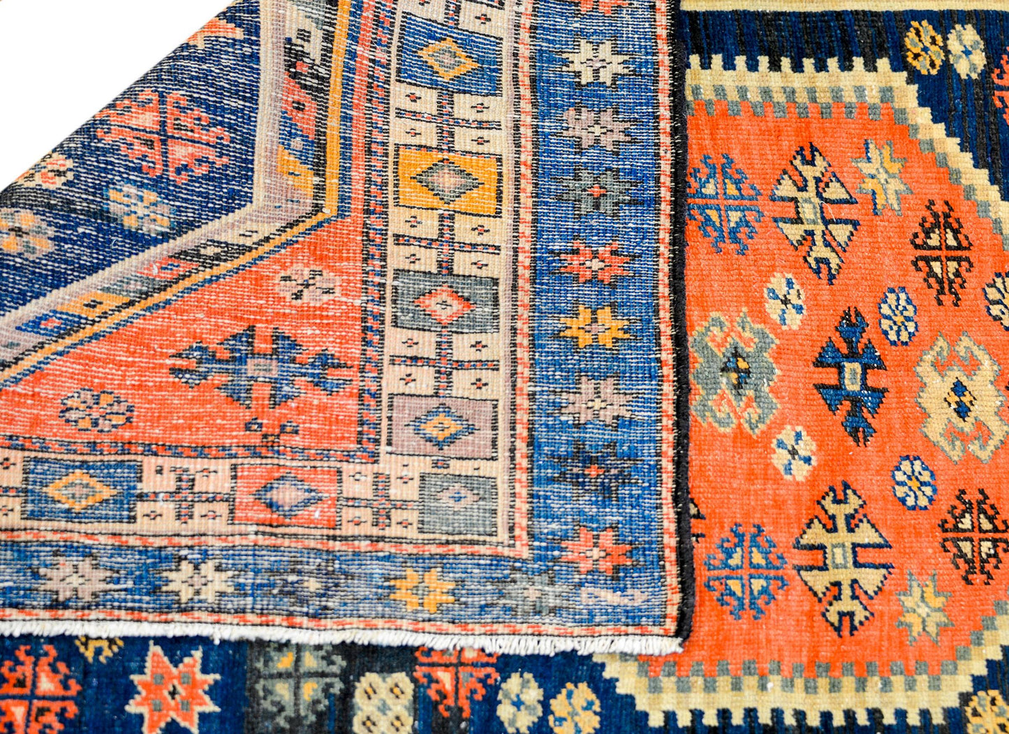 Vivid Early 20th Century Azeri Rug For Sale