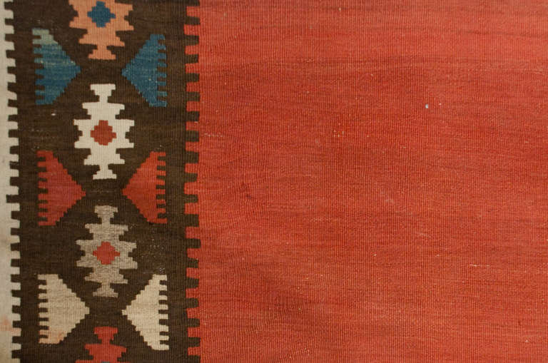 Late 19th Century Persian Shirvan Kilim Runner For Sale