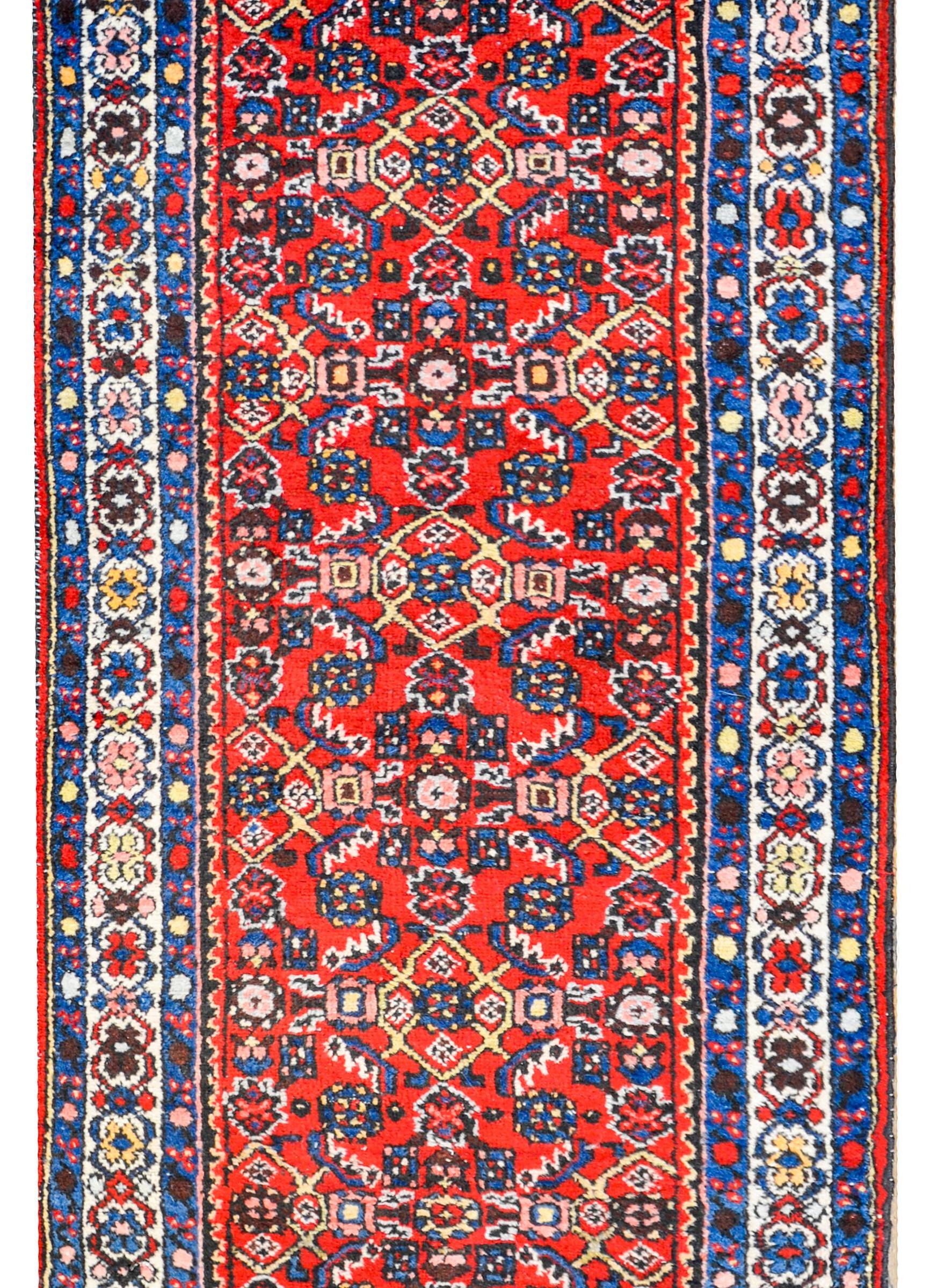 Early 20th Century Hosseinabad Runner For Sale