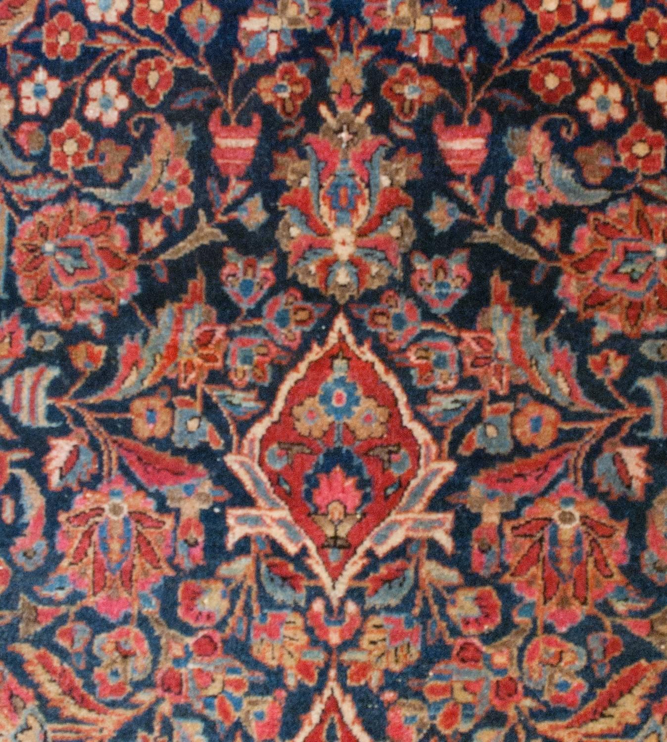 Outstanding Early 20th Century Kashan Rug For Sale