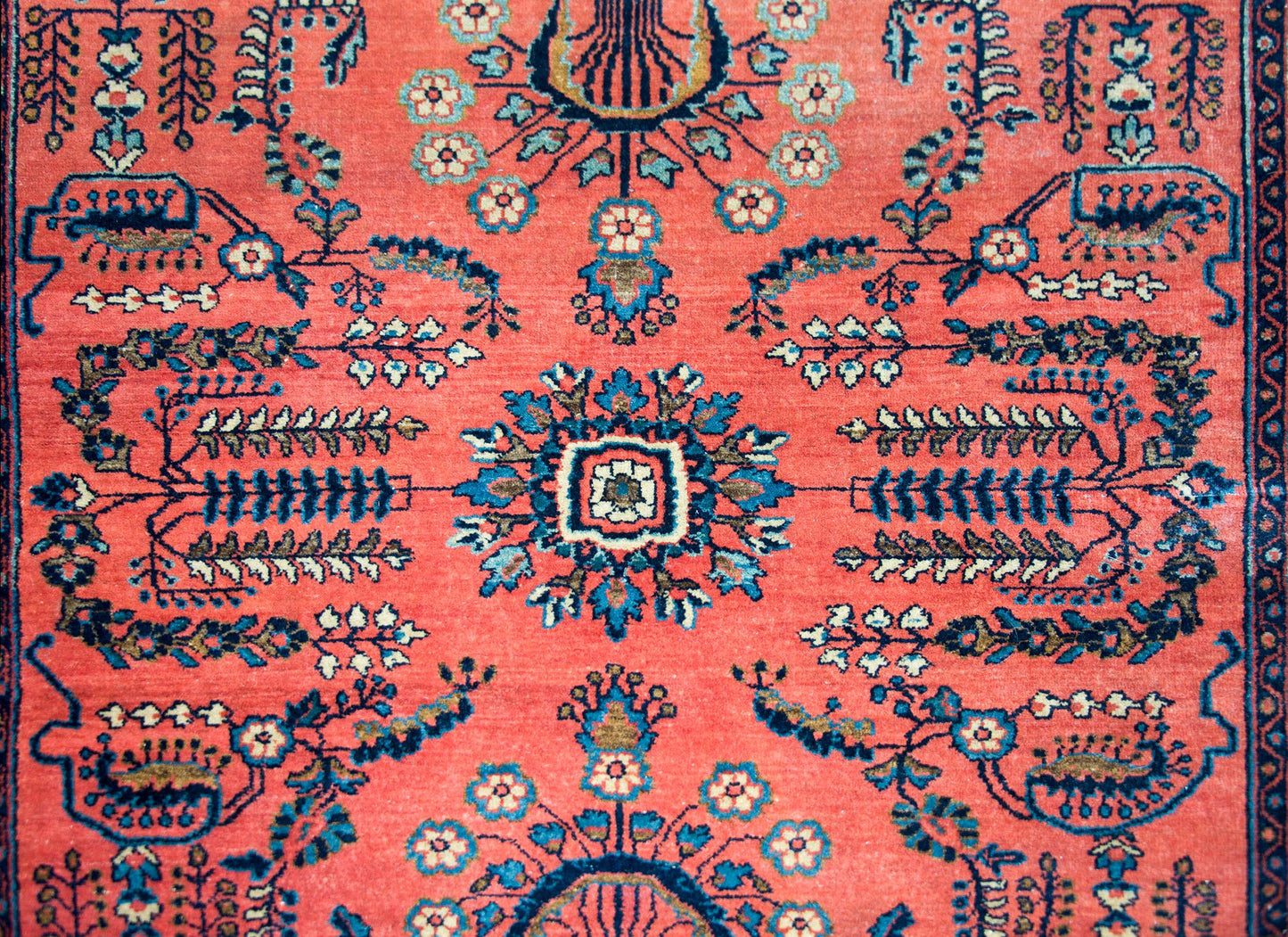 Early 20th Century Persian Sarouk Mohajeran Rug For Sale