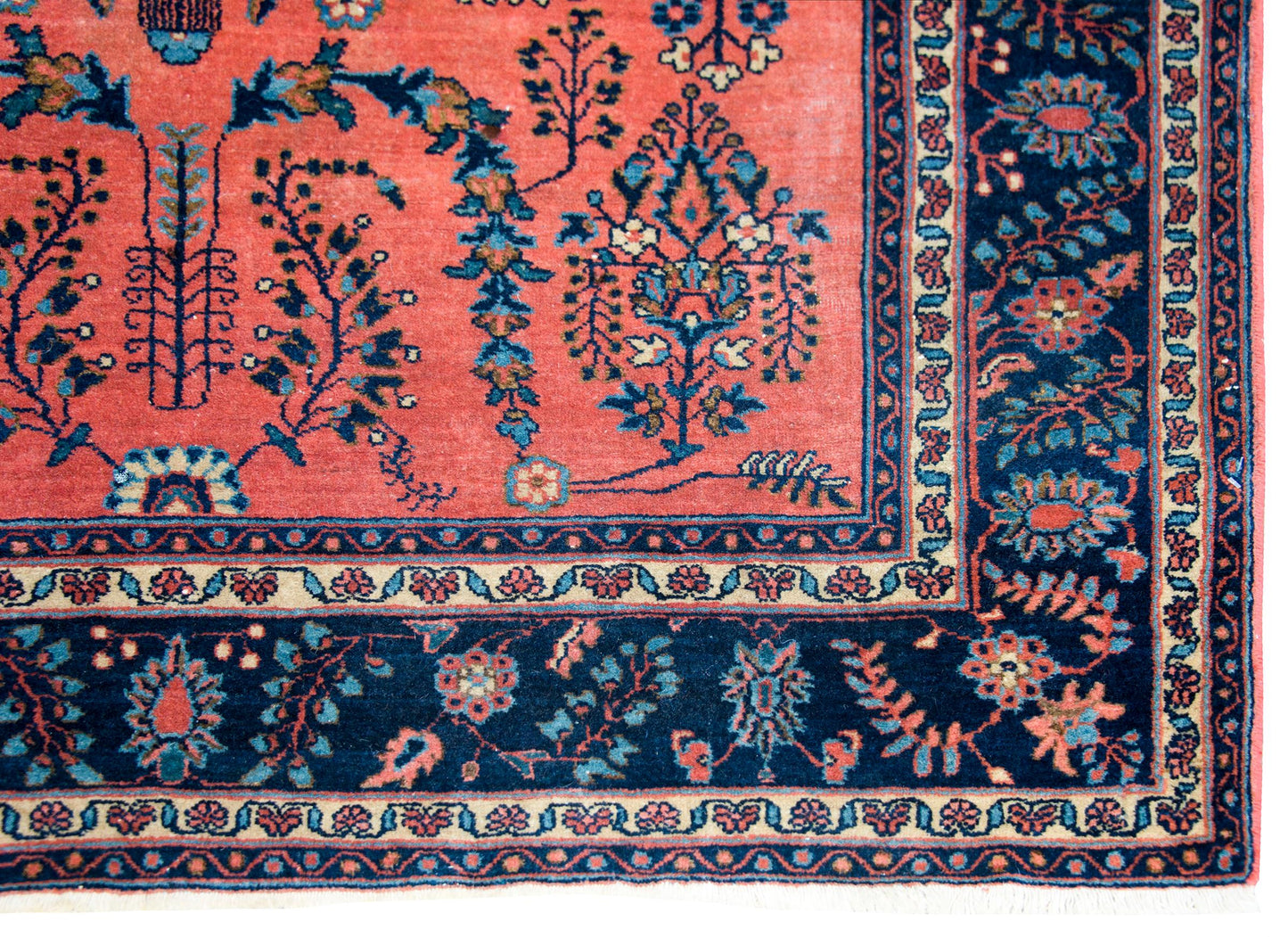 Early 20th Century Persian Sarouk Mohajeran Rug For Sale