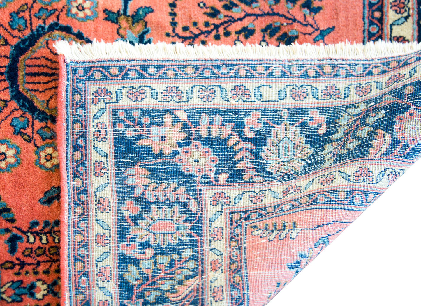 Early 20th Century Persian Sarouk Mohajeran Rug For Sale