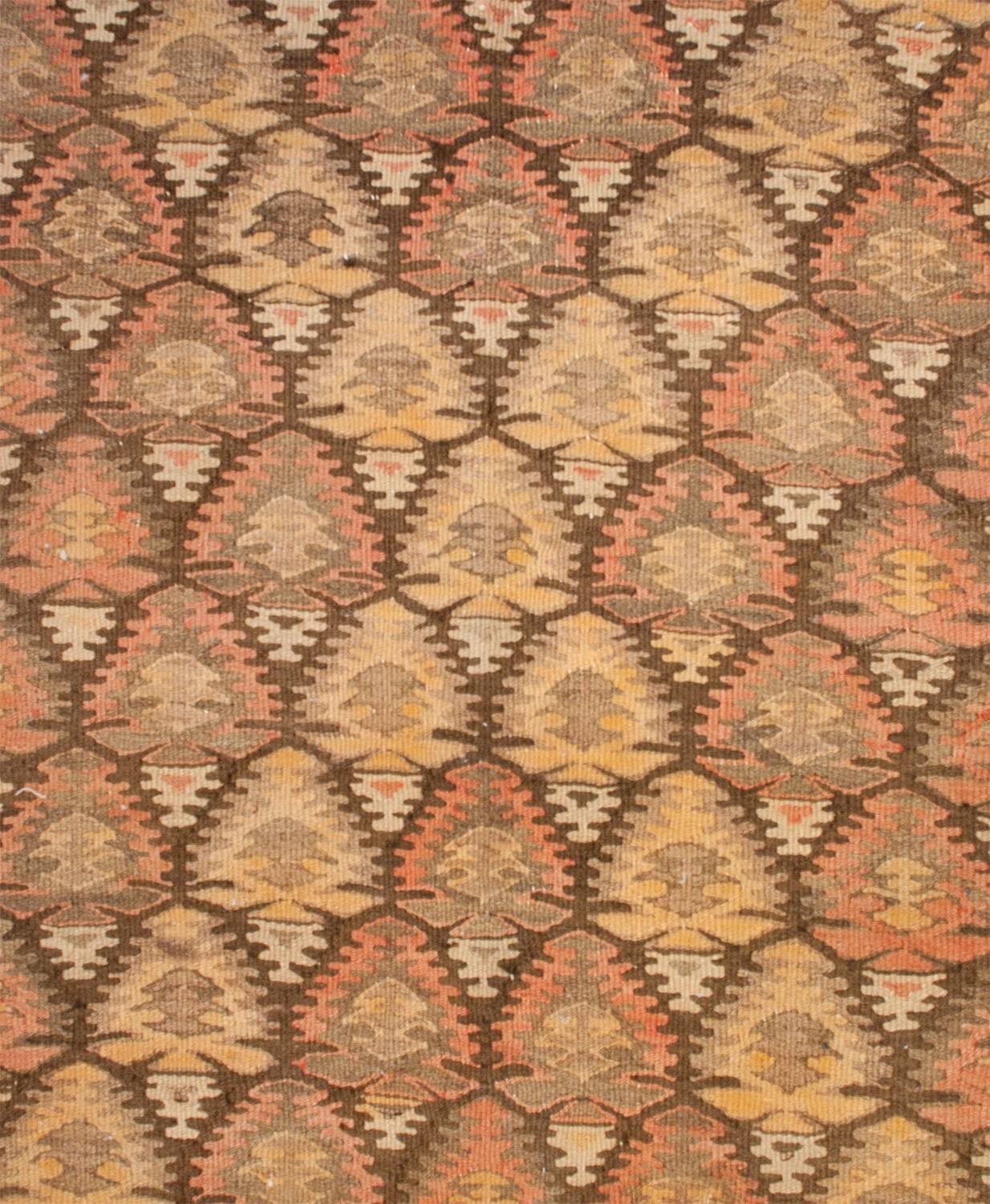 Wonderful Early 20th Century Qazvin Runner For Sale
