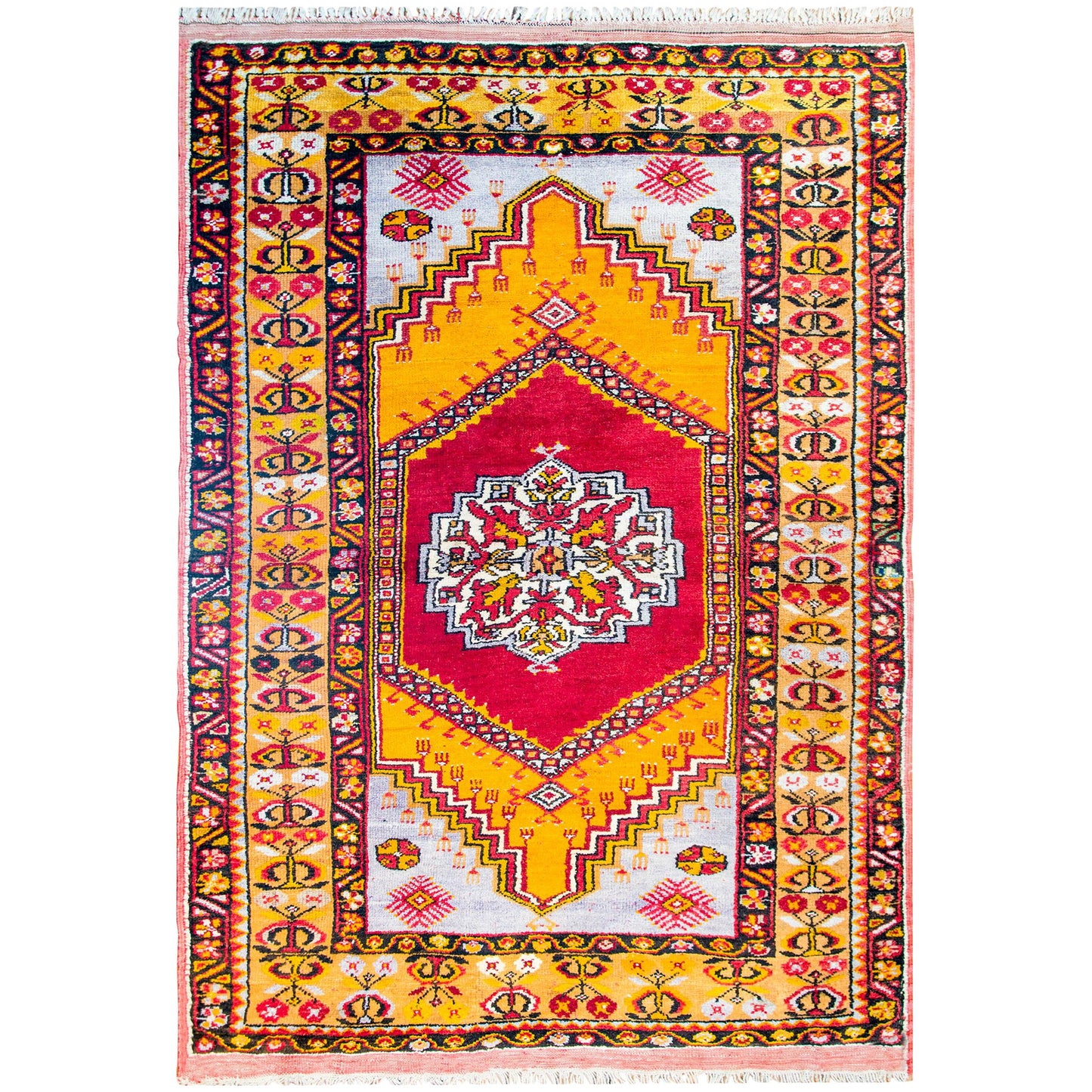 Early 20th Century Anatolian Turkish Rug For Sale