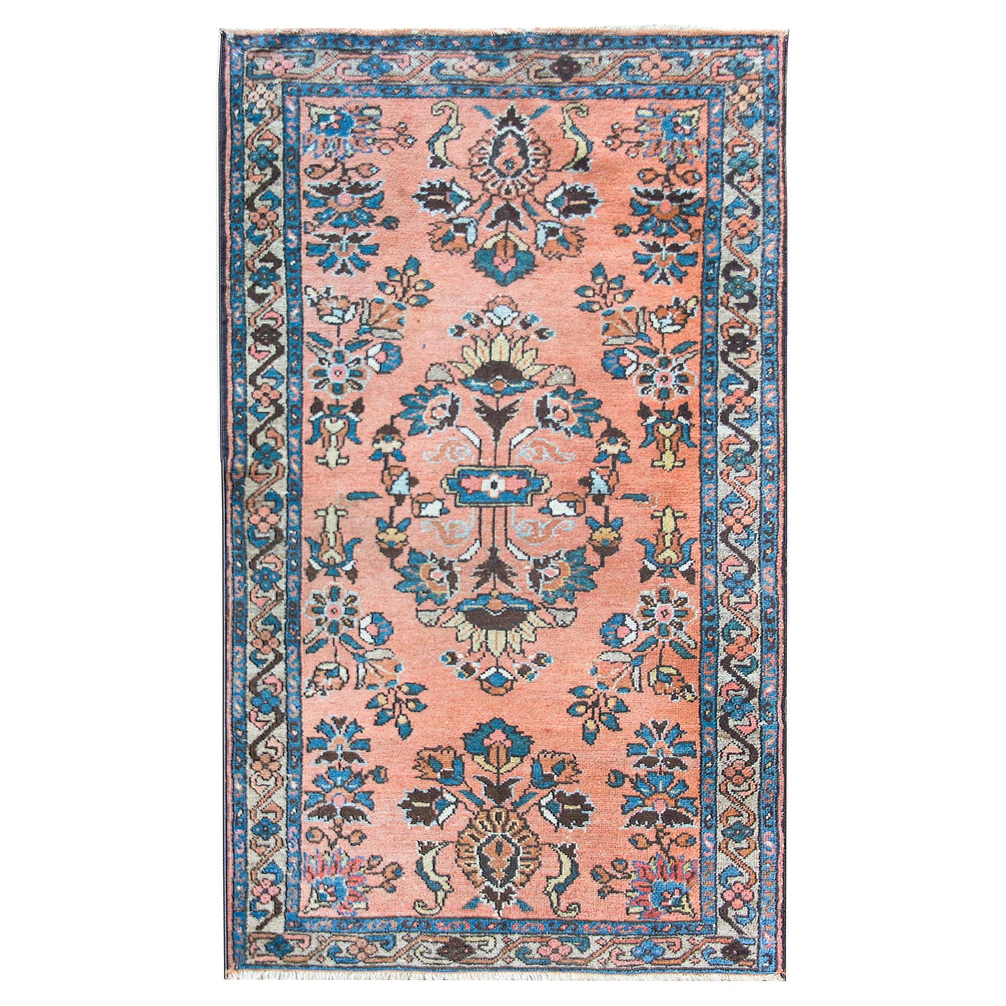 Early 20th Century Persian Lilihan Rug For Sale