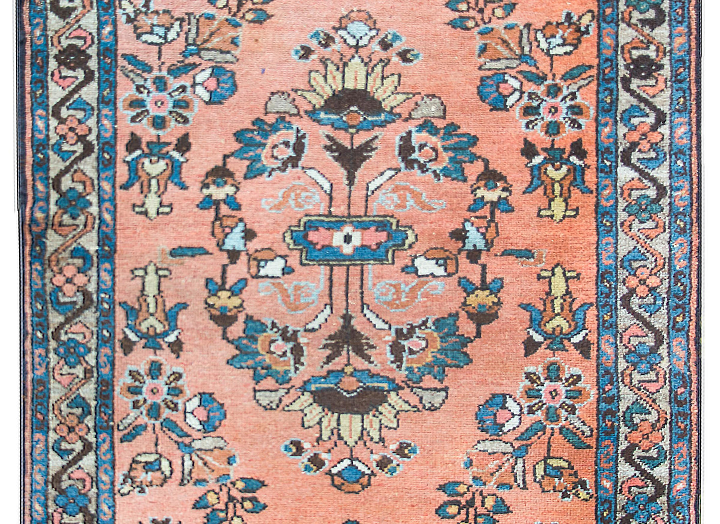 Early 20th Century Persian Lilihan Rug For Sale