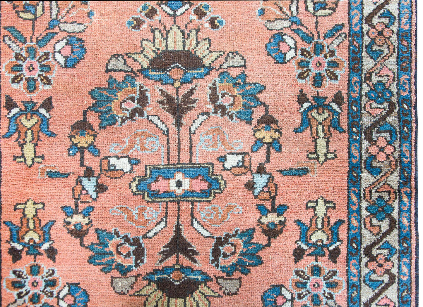 Early 20th Century Persian Lilihan Rug For Sale