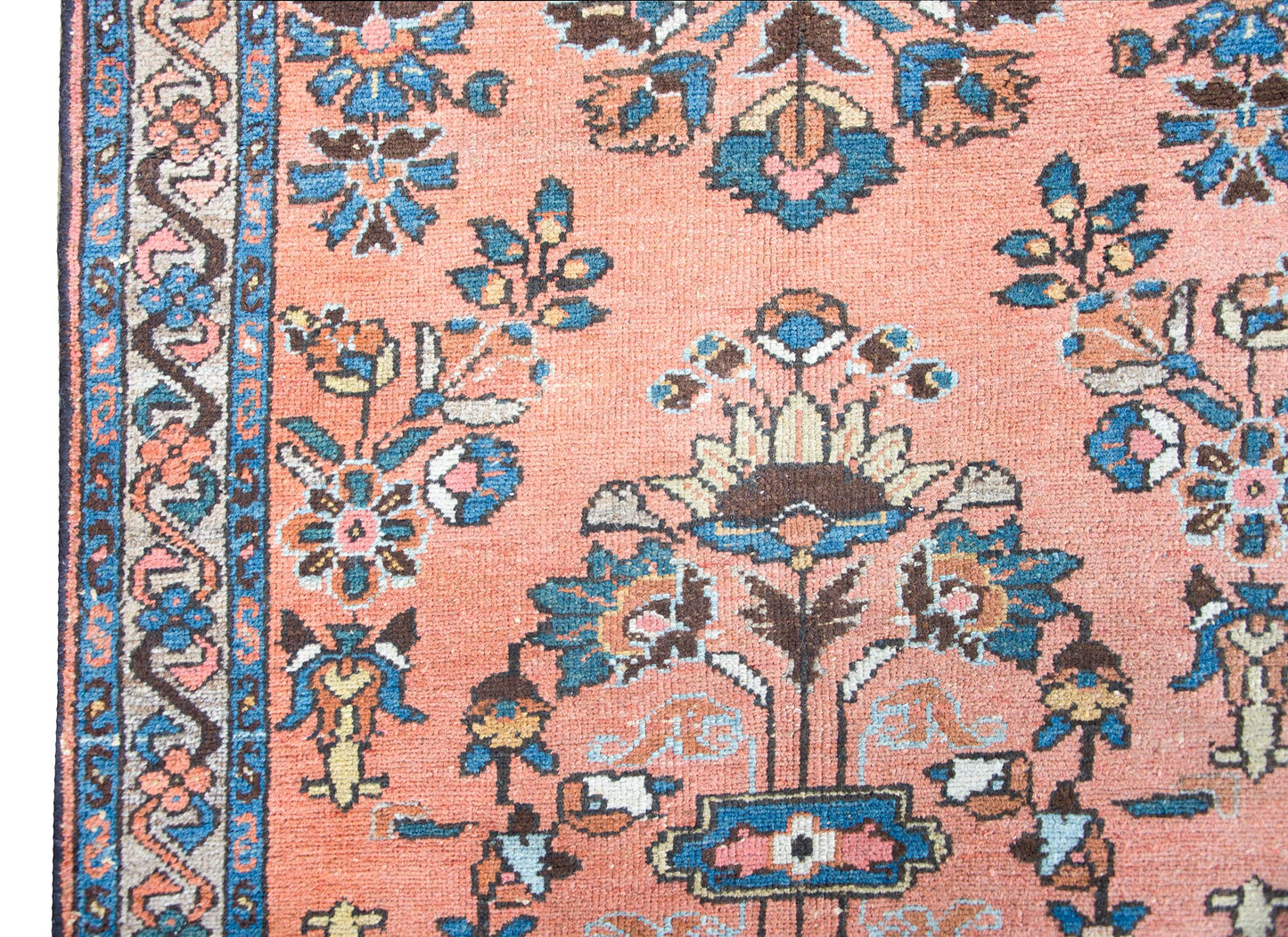Early 20th Century Persian Lilihan Rug For Sale