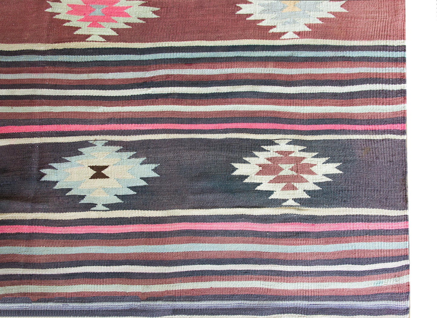 Vintage Turkish Bergama Kilim Rug For Sale
