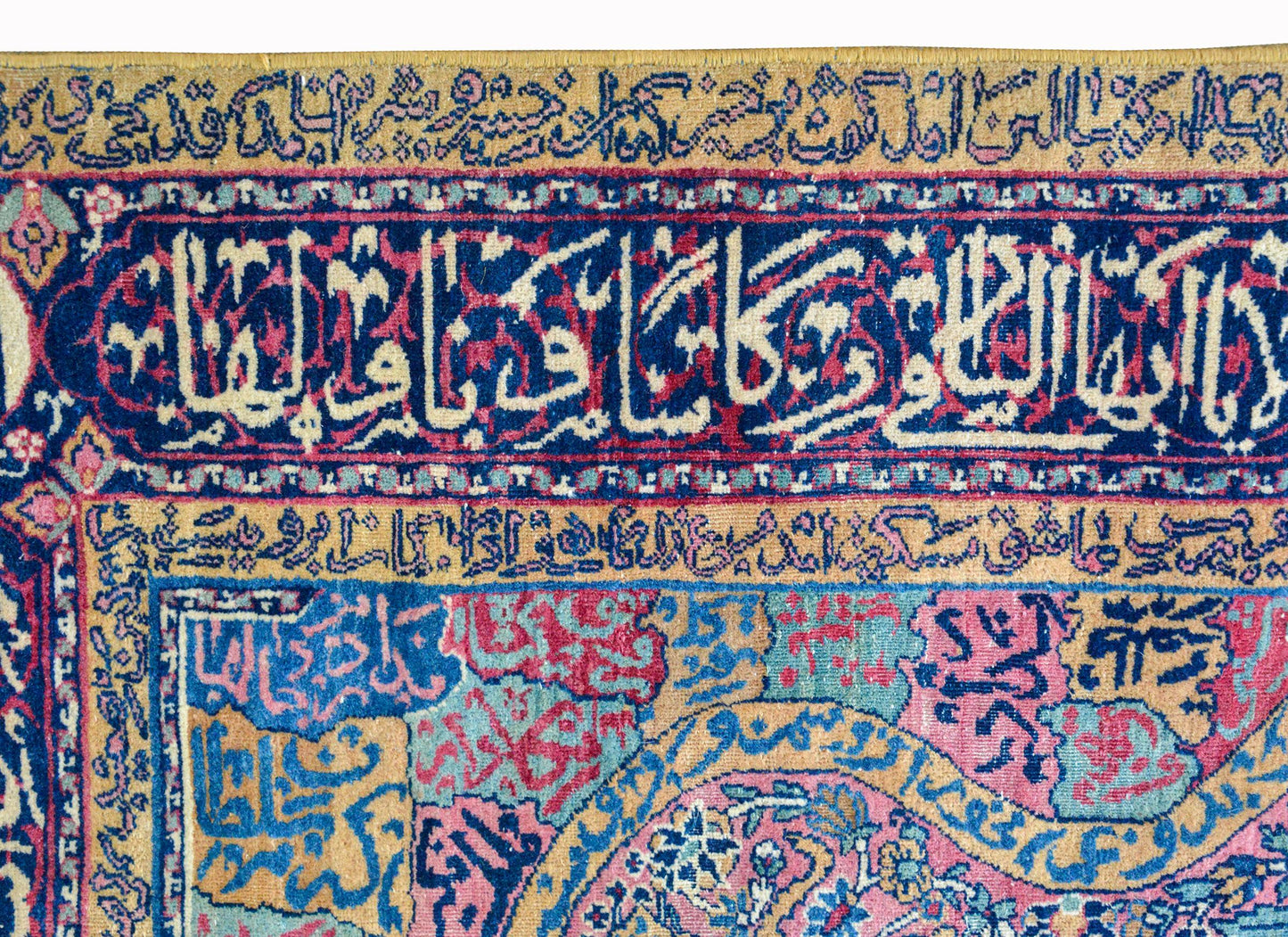 Extraordinary Early 20th Century Kashan Prayer Rug For Sale