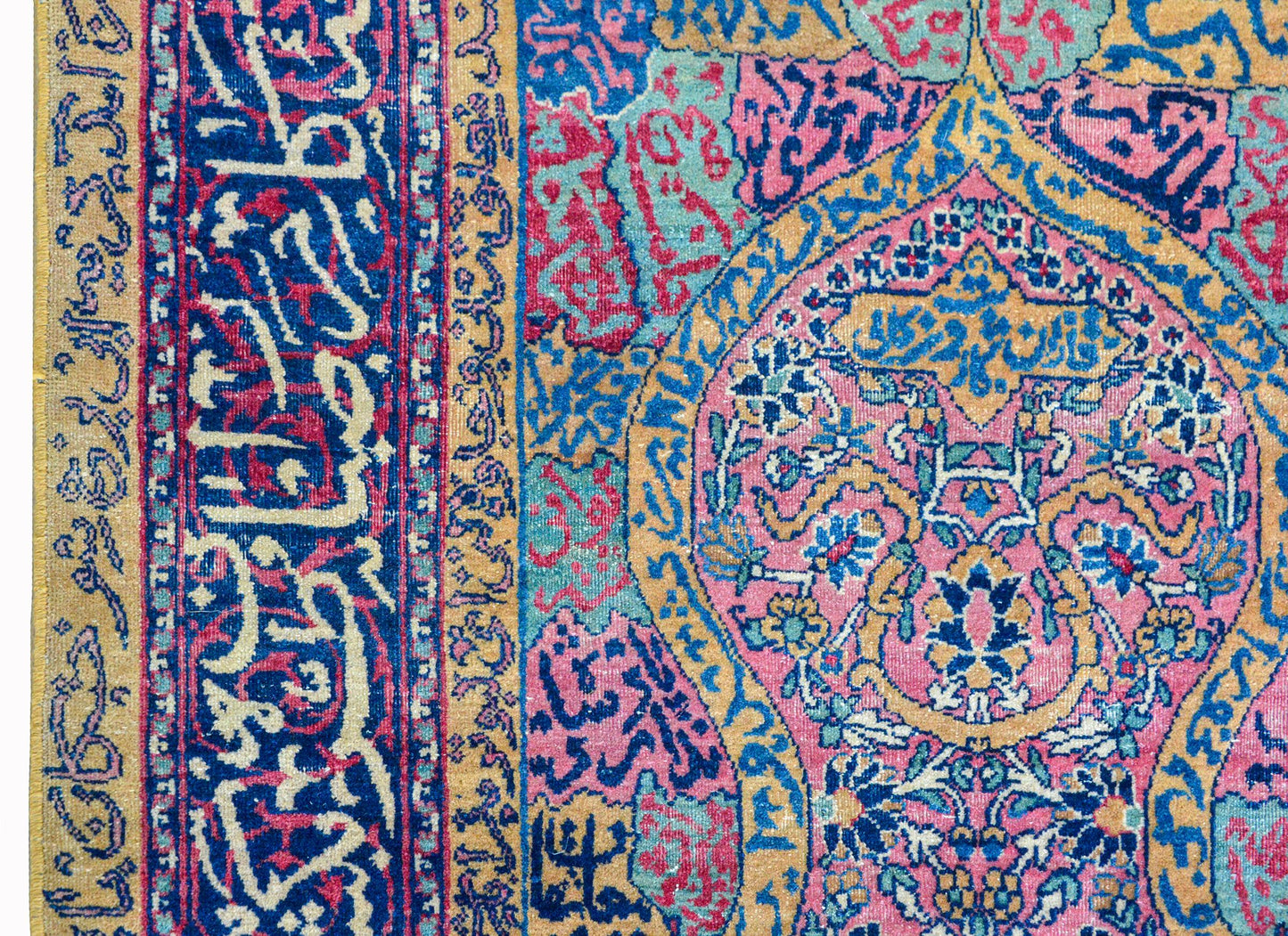 Extraordinary Early 20th Century Kashan Prayer Rug For Sale