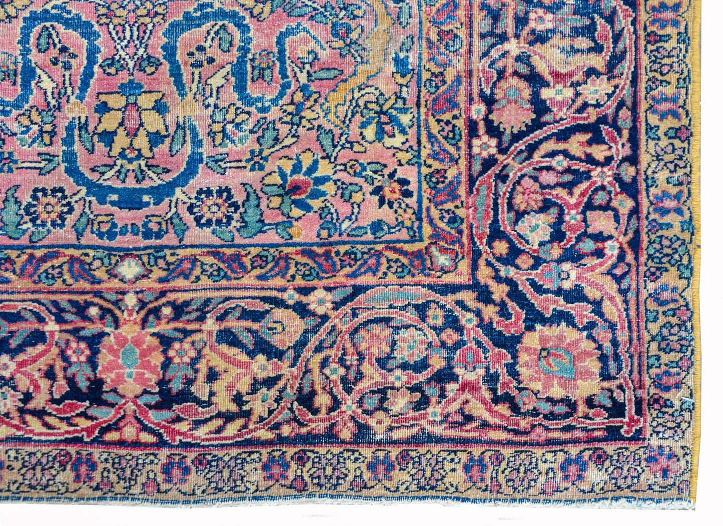 Extraordinary Early 20th Century Kashan Prayer Rug For Sale