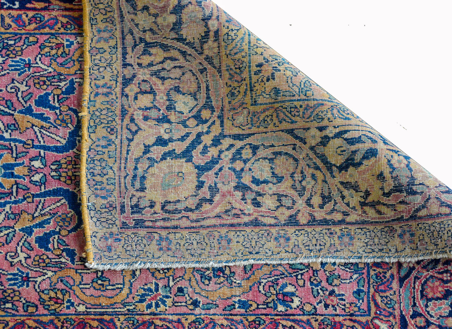 Extraordinary Early 20th Century Kashan Prayer Rug For Sale