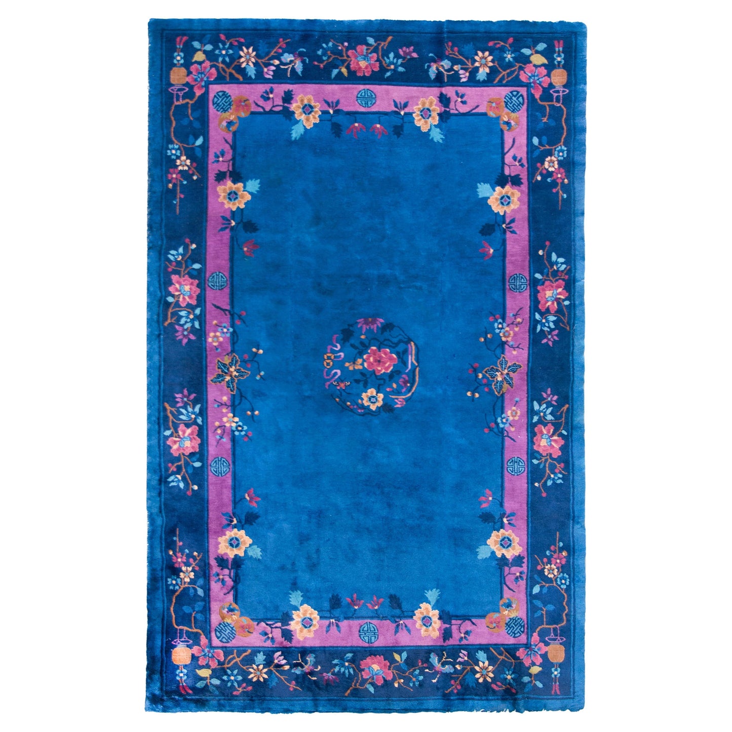 Early 20th Century Chinese Art Deco Rug For Sale