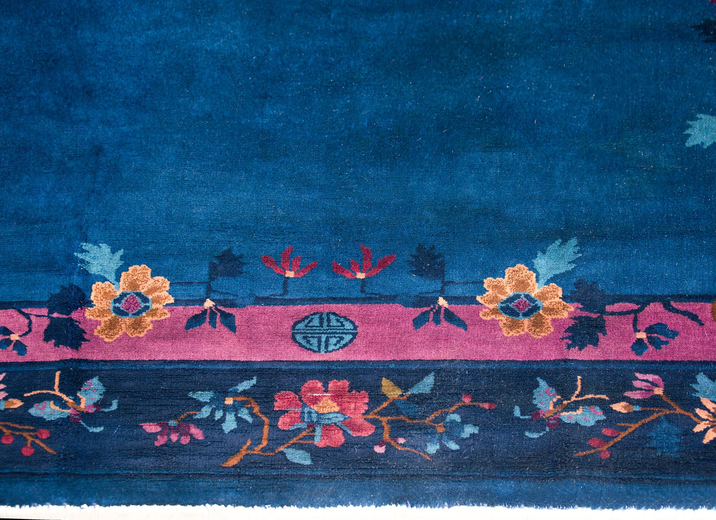 Early 20th Century Chinese Art Deco Rug For Sale