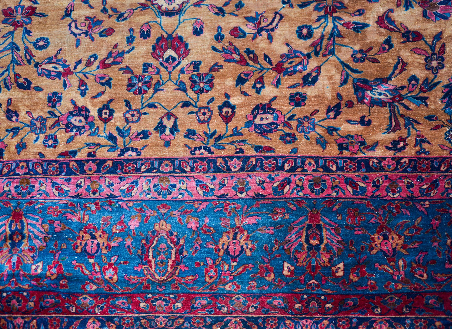 Early 20th Century Persian Kashan Rug For Sale