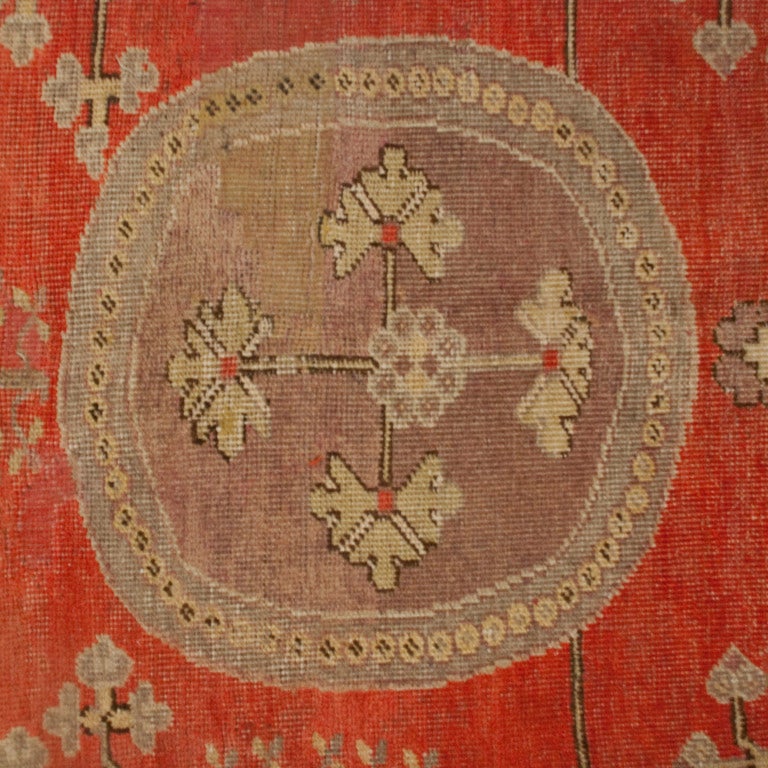 Early 20th Century Central Asian Samarghand Carpet For Sale