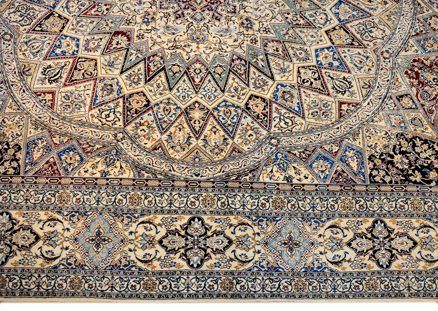 Mesmerizing Vintage Nain Rug For Sale