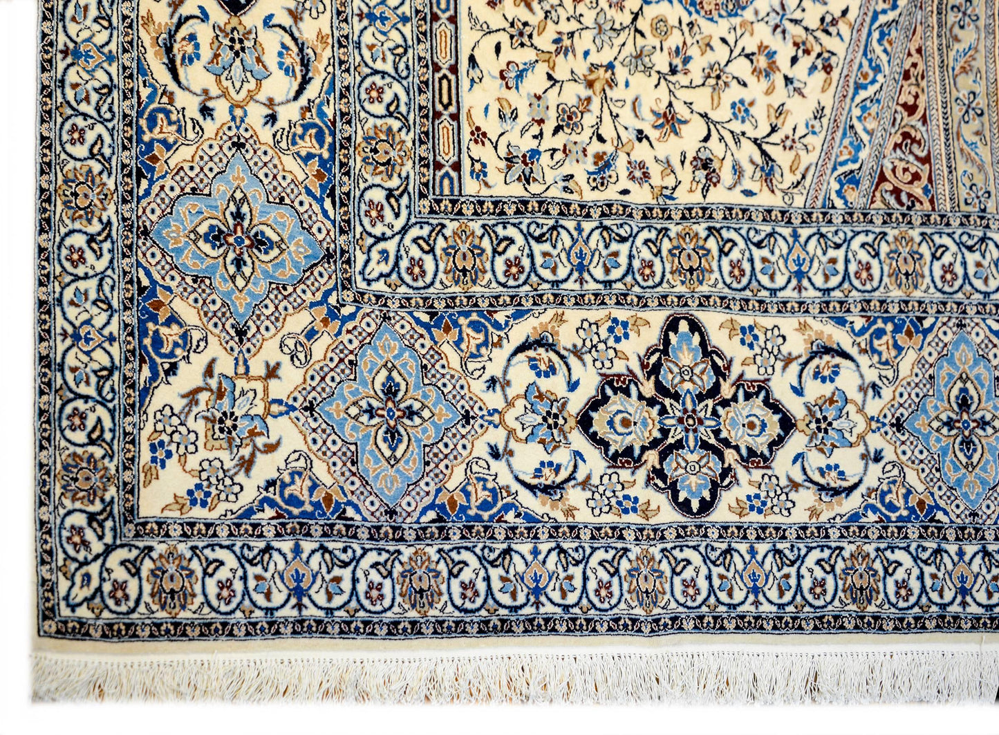 Mesmerizing Vintage Nain Rug For Sale