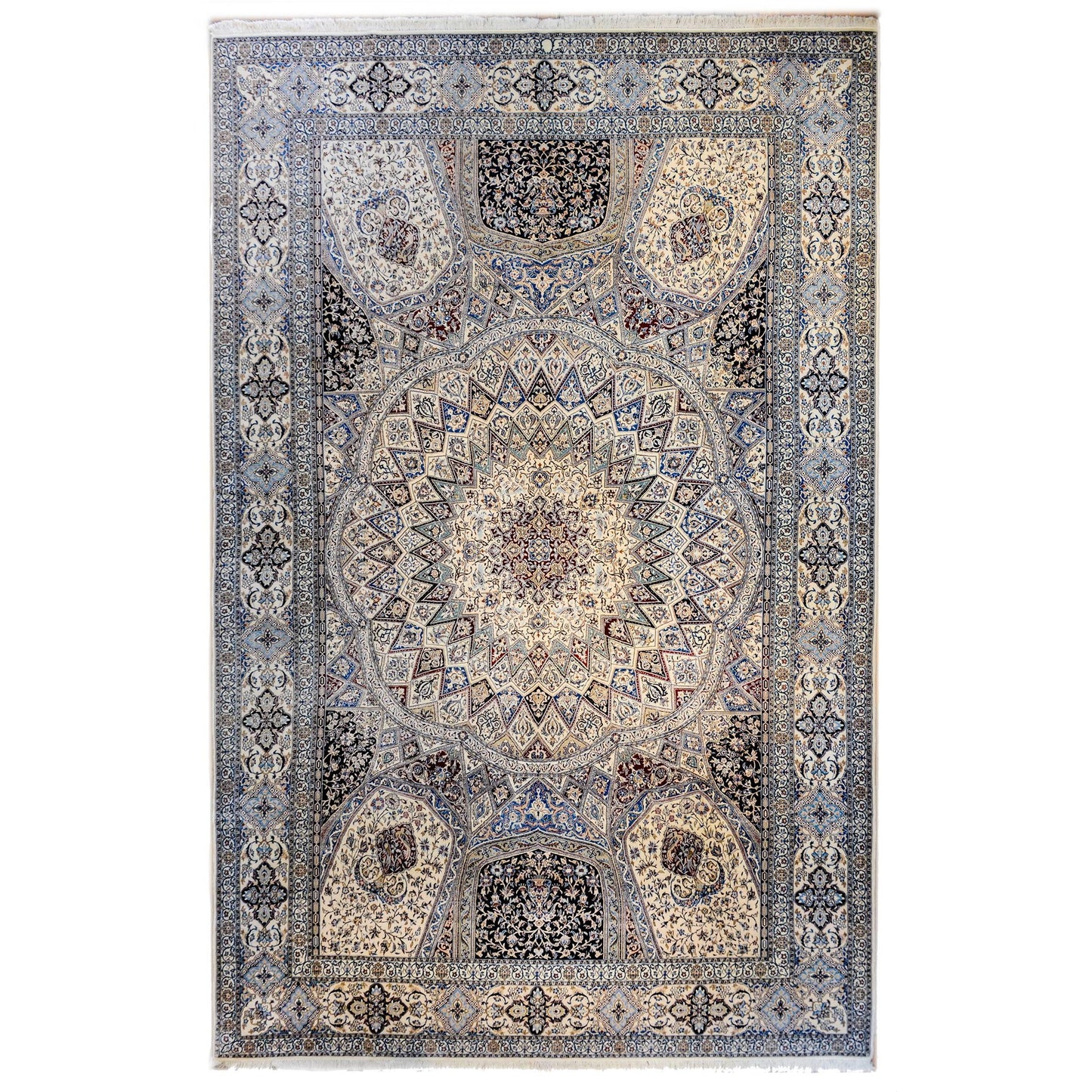 Mesmerizing Vintage Nain Rug For Sale