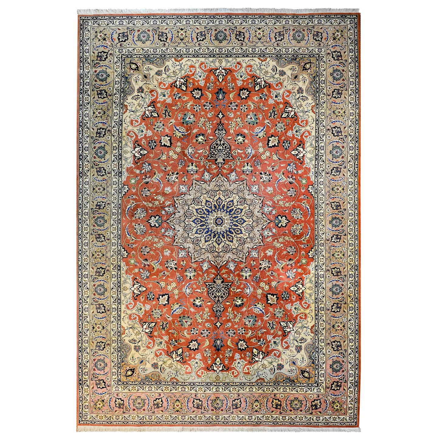 Extremely Fine Late 20th Century Tabriz Rug For Sale