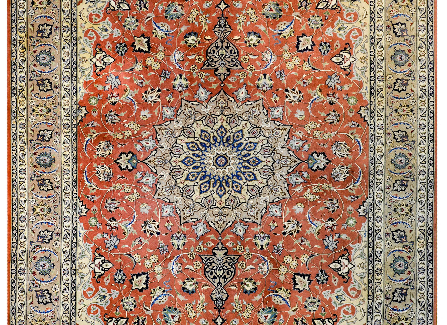 Extremely Fine Late 20th Century Tabriz Rug For Sale
