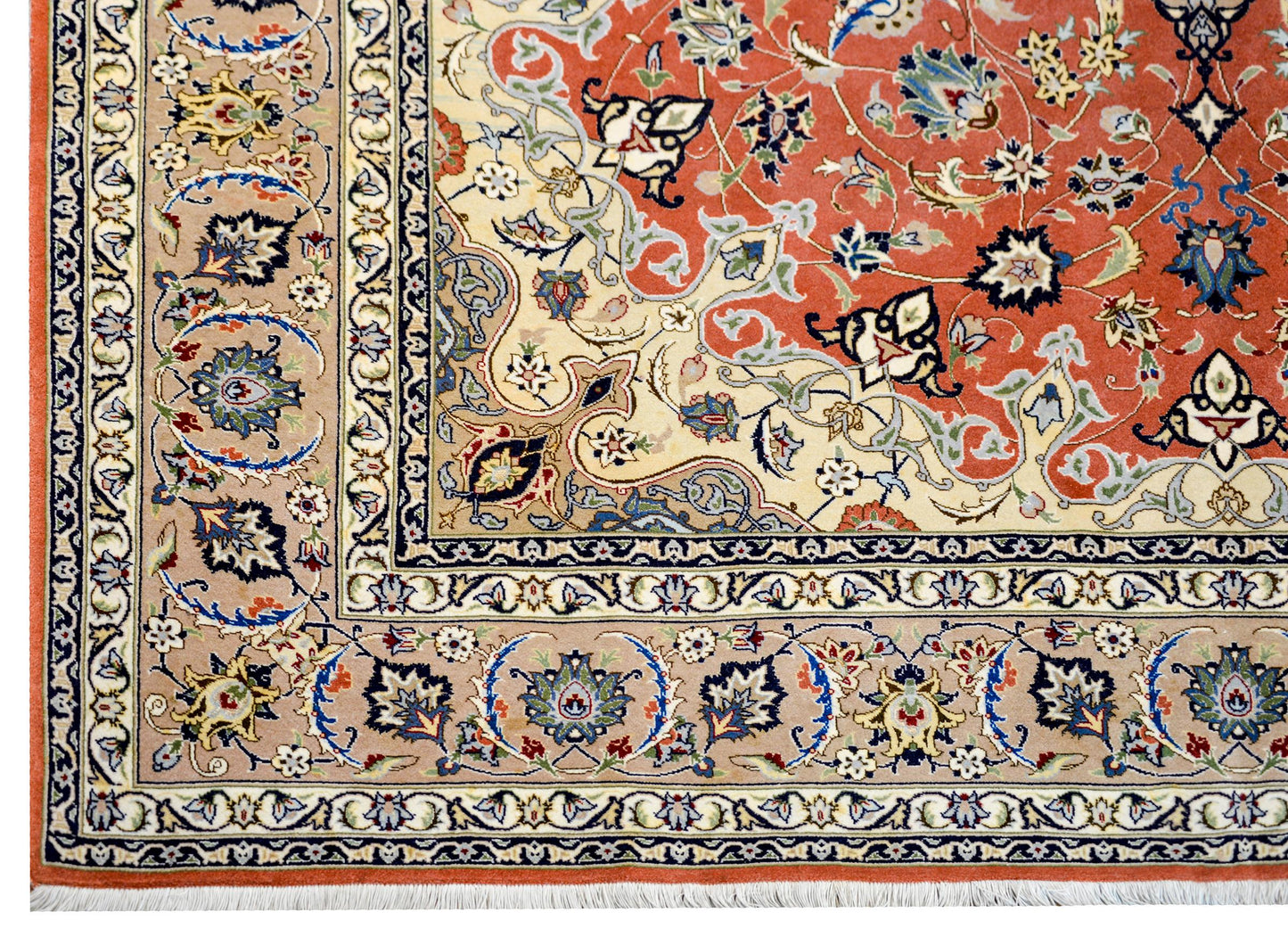 Extremely Fine Late 20th Century Tabriz Rug For Sale