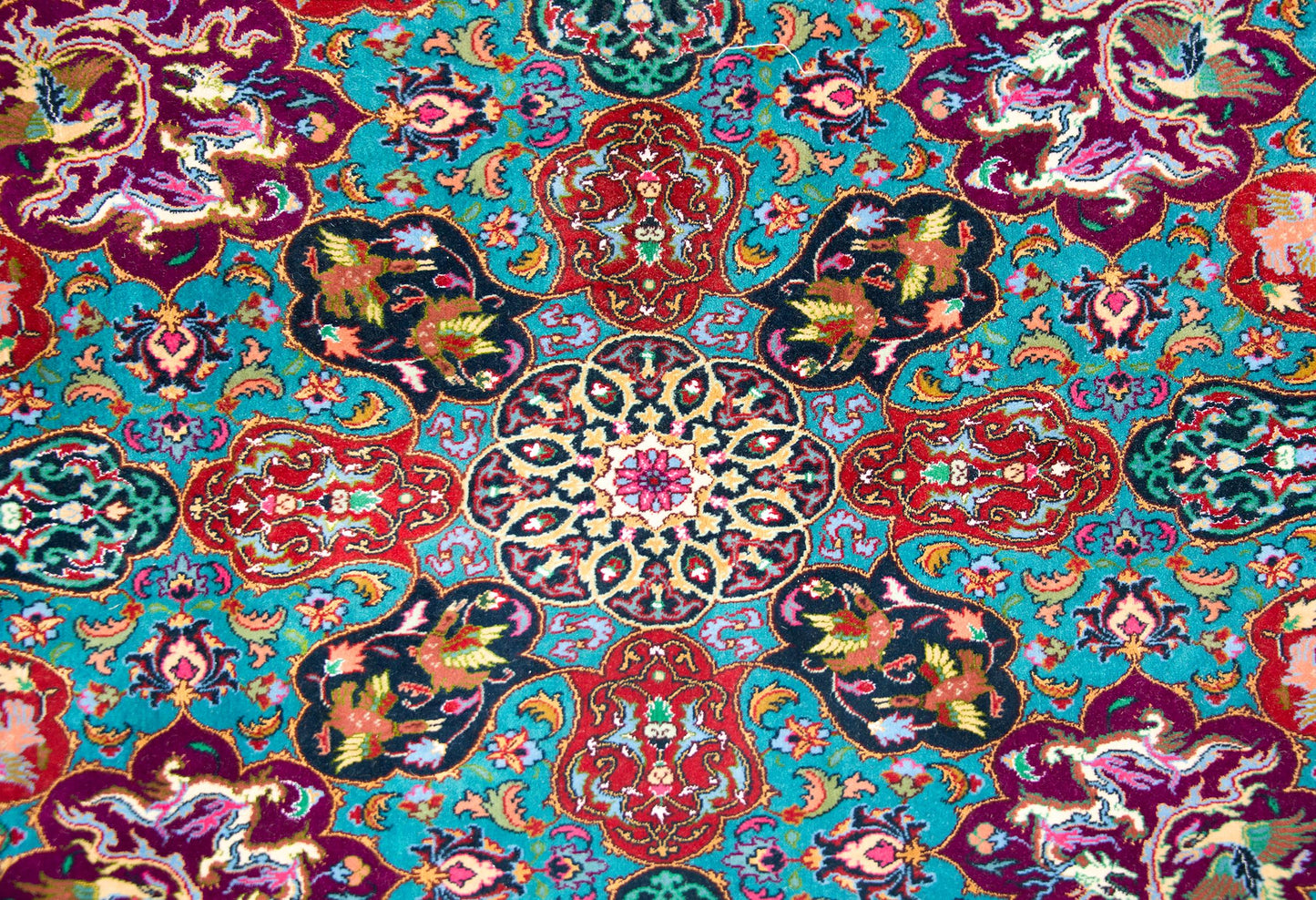 Vintage Persian Tabriz Rug For Sale