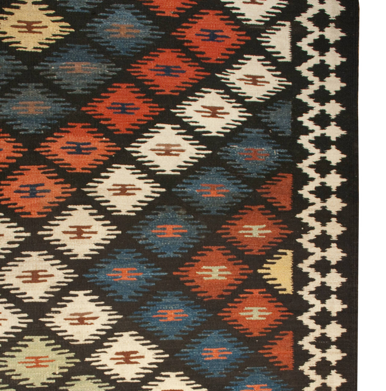 Early 20th Century Shahsavan Kilim Runner For Sale
