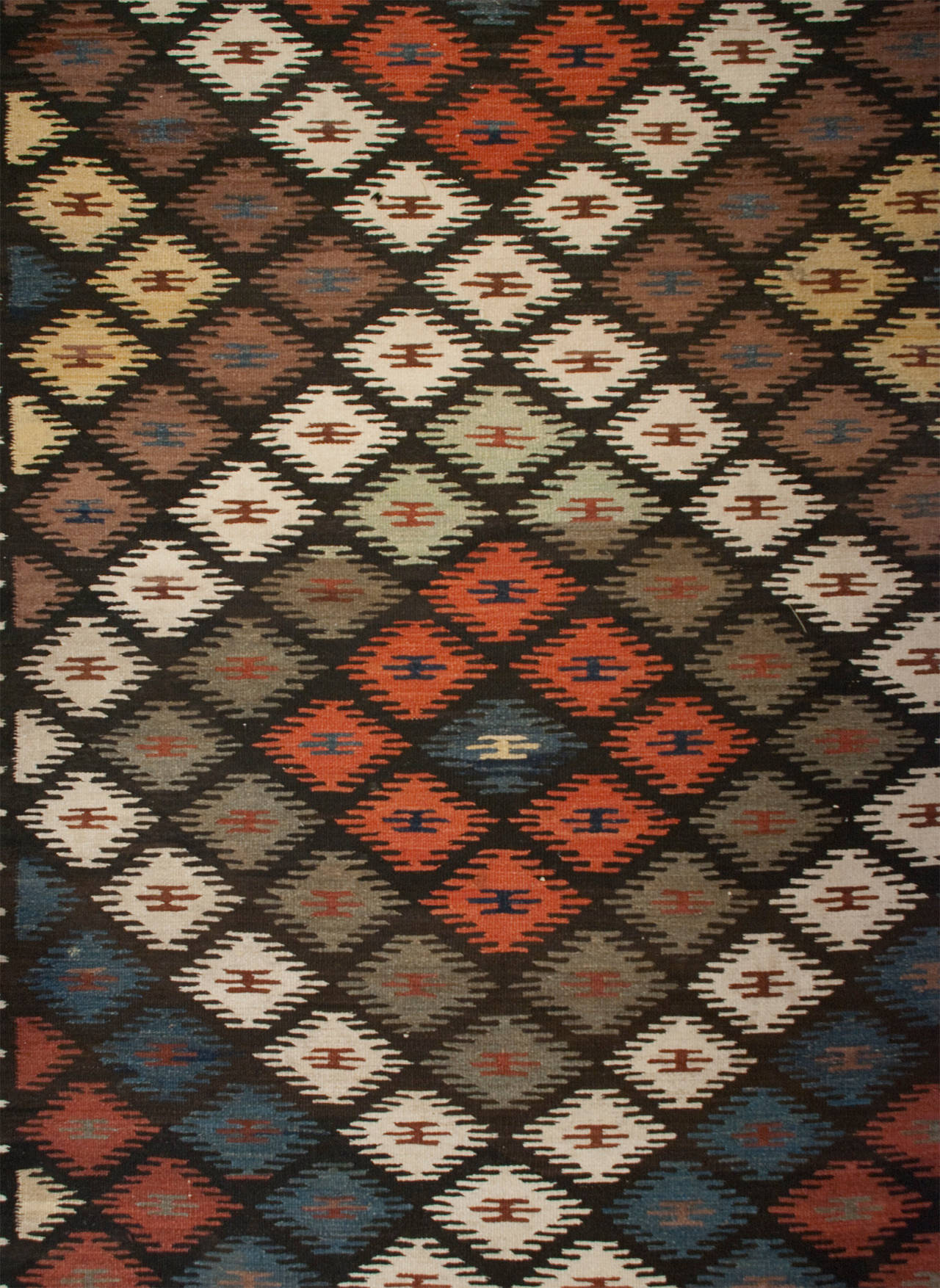 Early 20th Century Shahsavan Kilim Runner For Sale