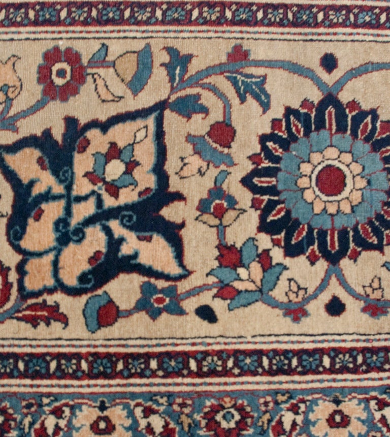 19th Century Persian Doroksh Carpet For Sale