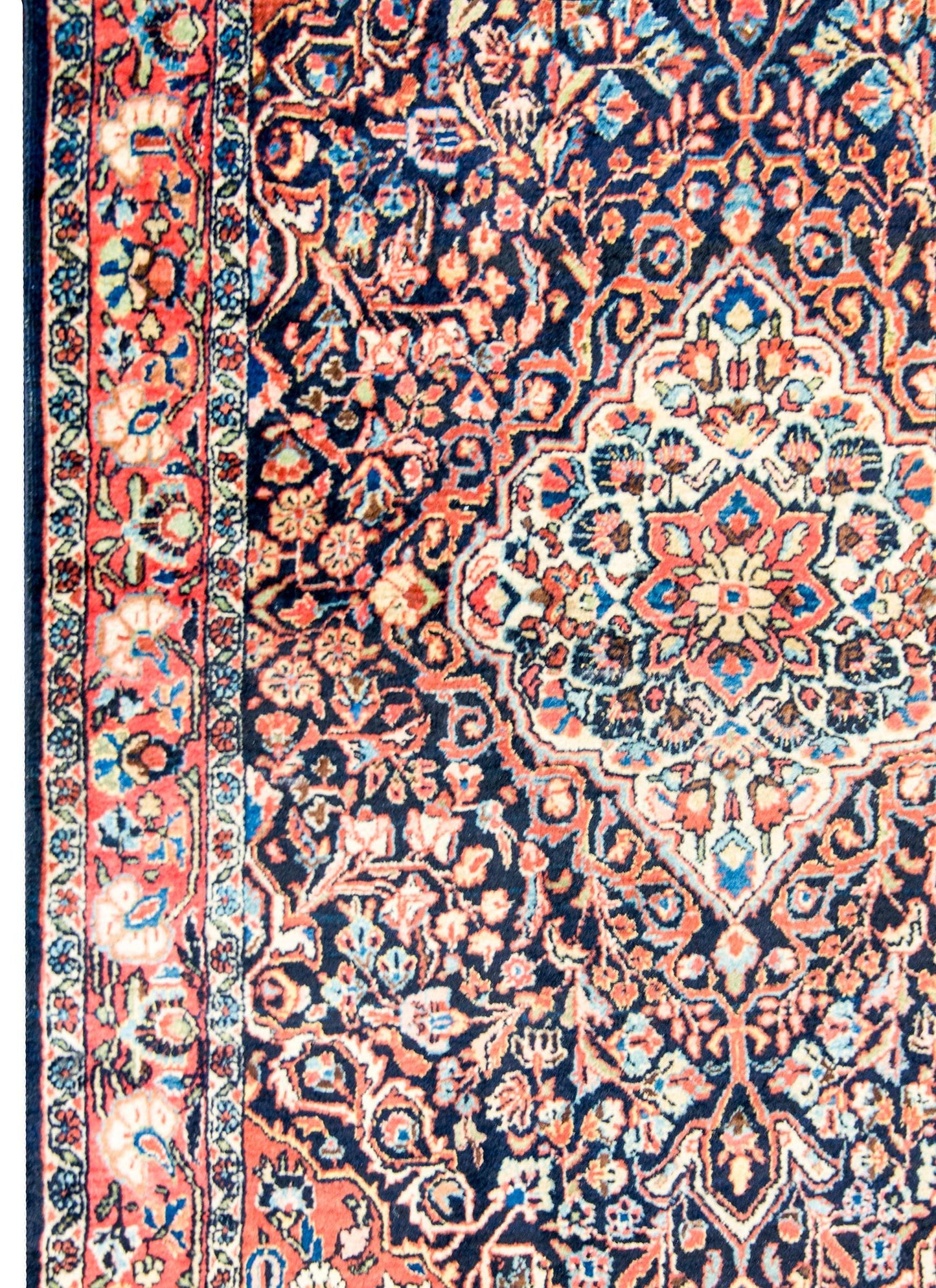Wonderful Early 20th Century Sarouk Rug For Sale