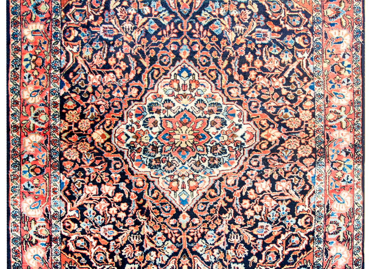 Wonderful Early 20th Century Sarouk Rug For Sale