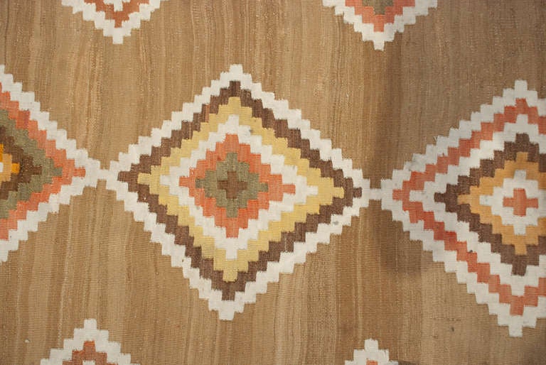 Early 20th Century Persian Kelardasht Kilim Runner For Sale