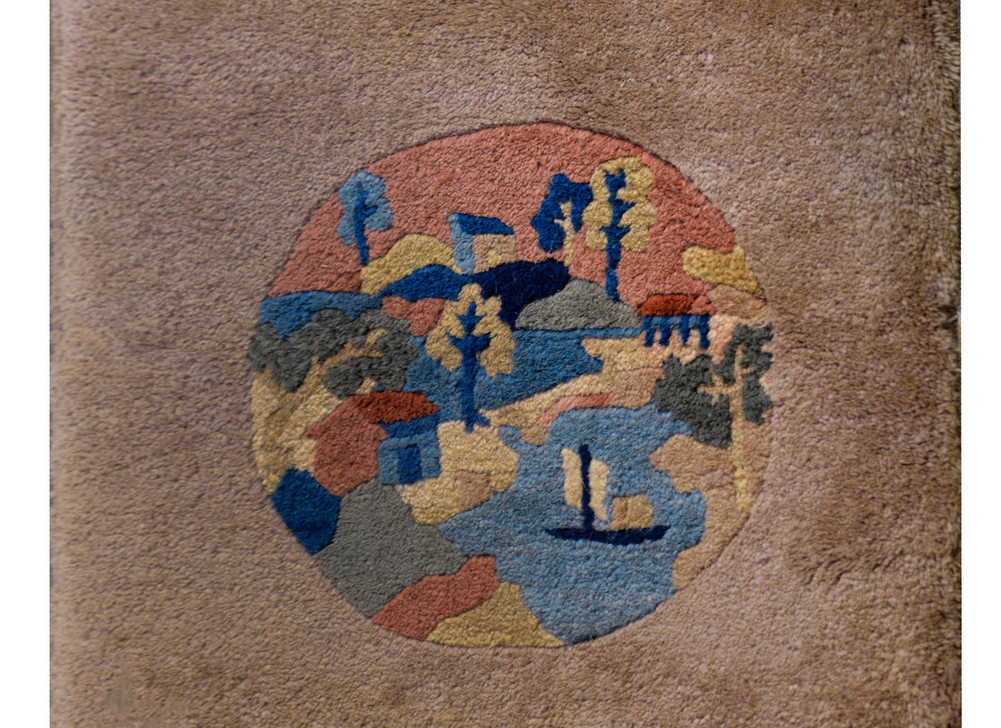 Early 20th Century Chinese Art Deco Rug For Sale