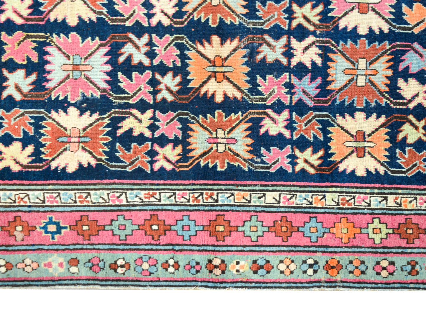 Rare Early 20th Century Persian Ganjeh Prayer Rug For Sale