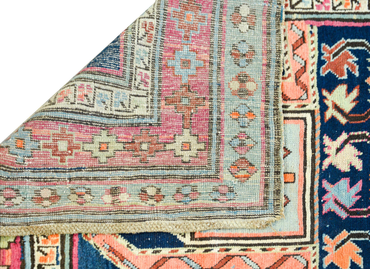 Rare Early 20th Century Persian Ganjeh Prayer Rug For Sale