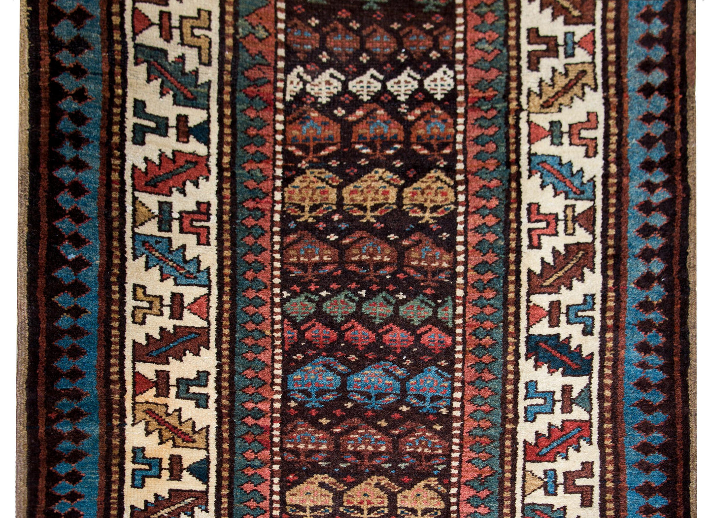 Late 19th Century Persian Kuba Runner For Sale