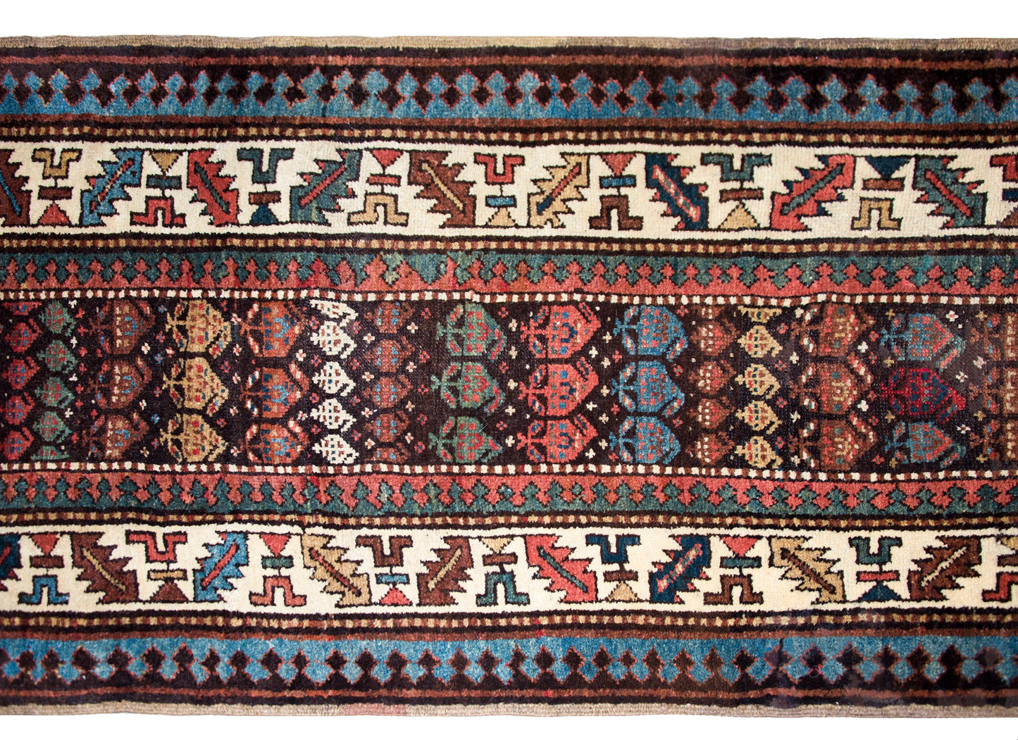 Late 19th Century Persian Kuba Runner For Sale