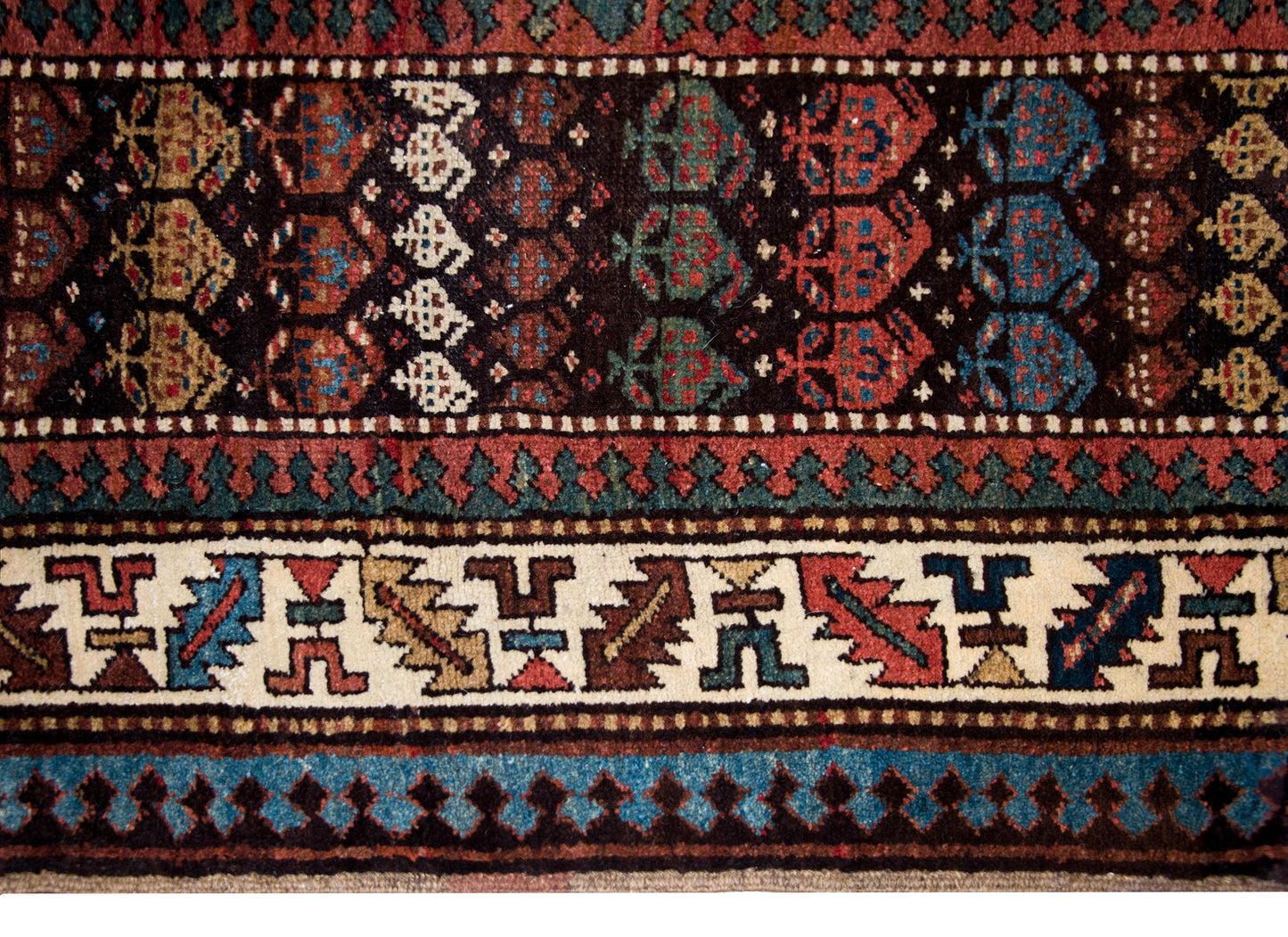 Late 19th Century Persian Kuba Runner For Sale