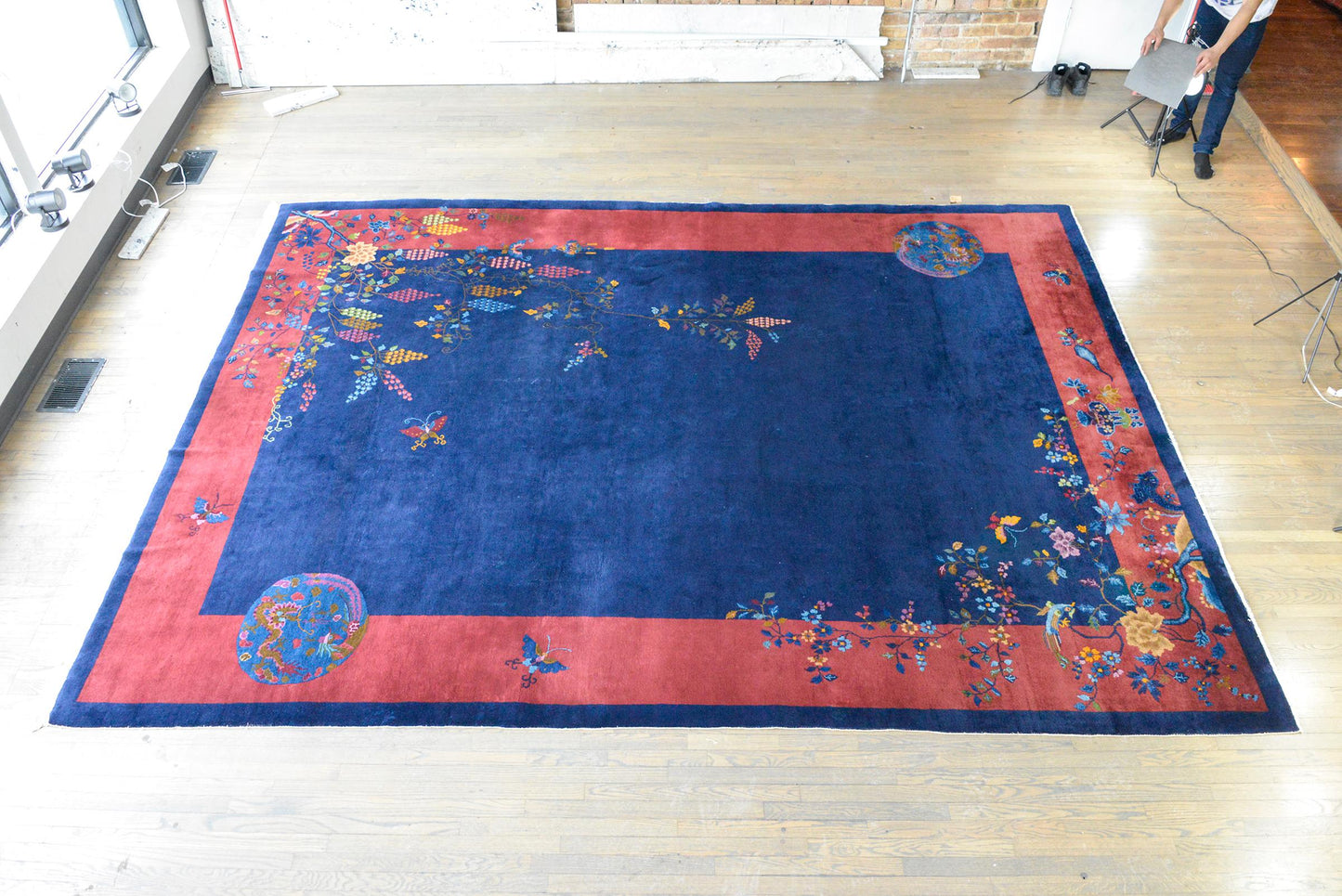 Chinese Art Deco Rug For Sale
