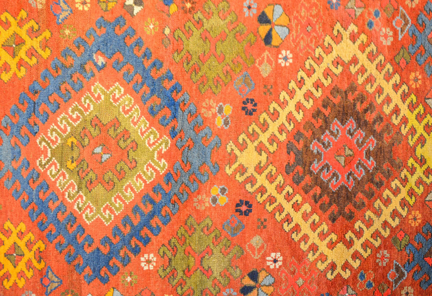 Unbelievable Early 20th Century Kazak Rug For Sale