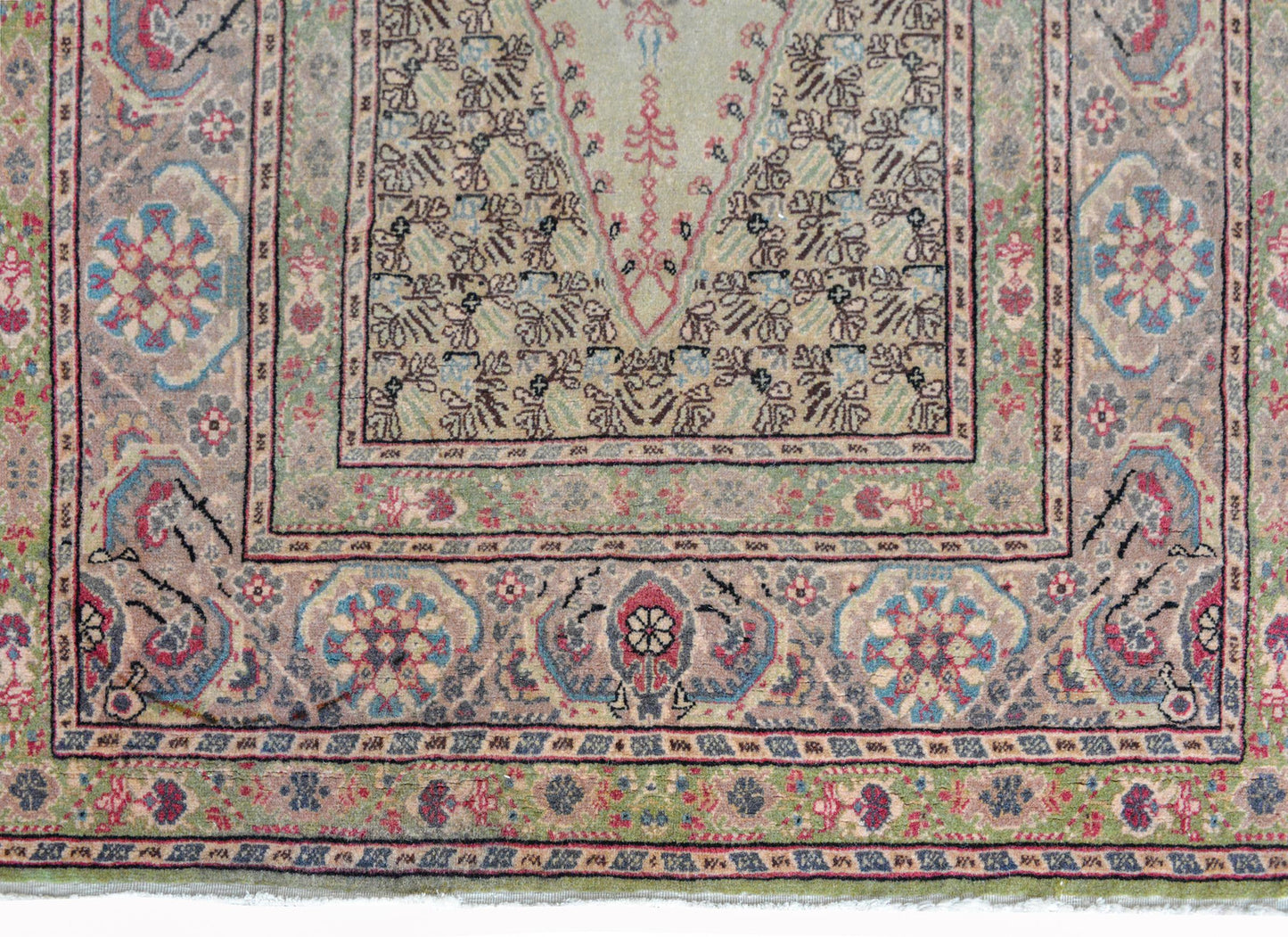Vintage Turkish Prayer Rug For Sale